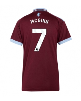 Aston Villa John McGinn #7 Maglia Gara Casa Repliche 2026-27 Donna Maniche Corte Aston Villa John McGinn #7 Maglia Gara Casa Repliche 2026-27 Donna Maniche Corte